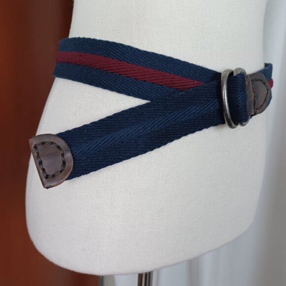 Vintage Abercrombie Kids Reversible D-Ring Belt, Up to 32" - Picture 6 of 9